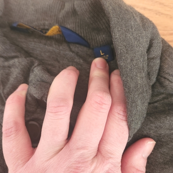 GUC Polo Golf Ralph Lauren Dark Grey Vest, Size L - Picture 6 of 10